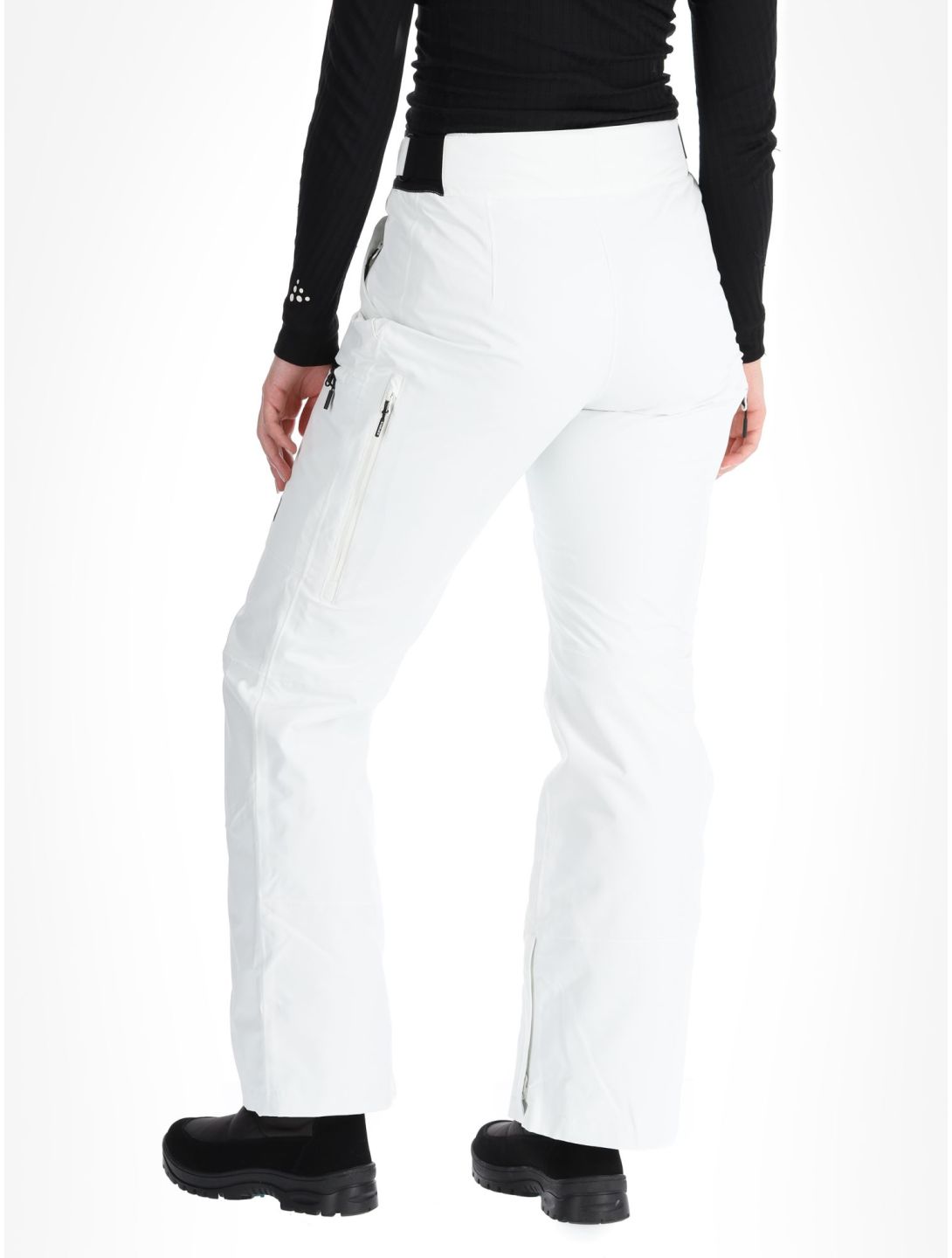 Icepeak, Calau pantalon de ski à coque dure femmes Natural White blanc 