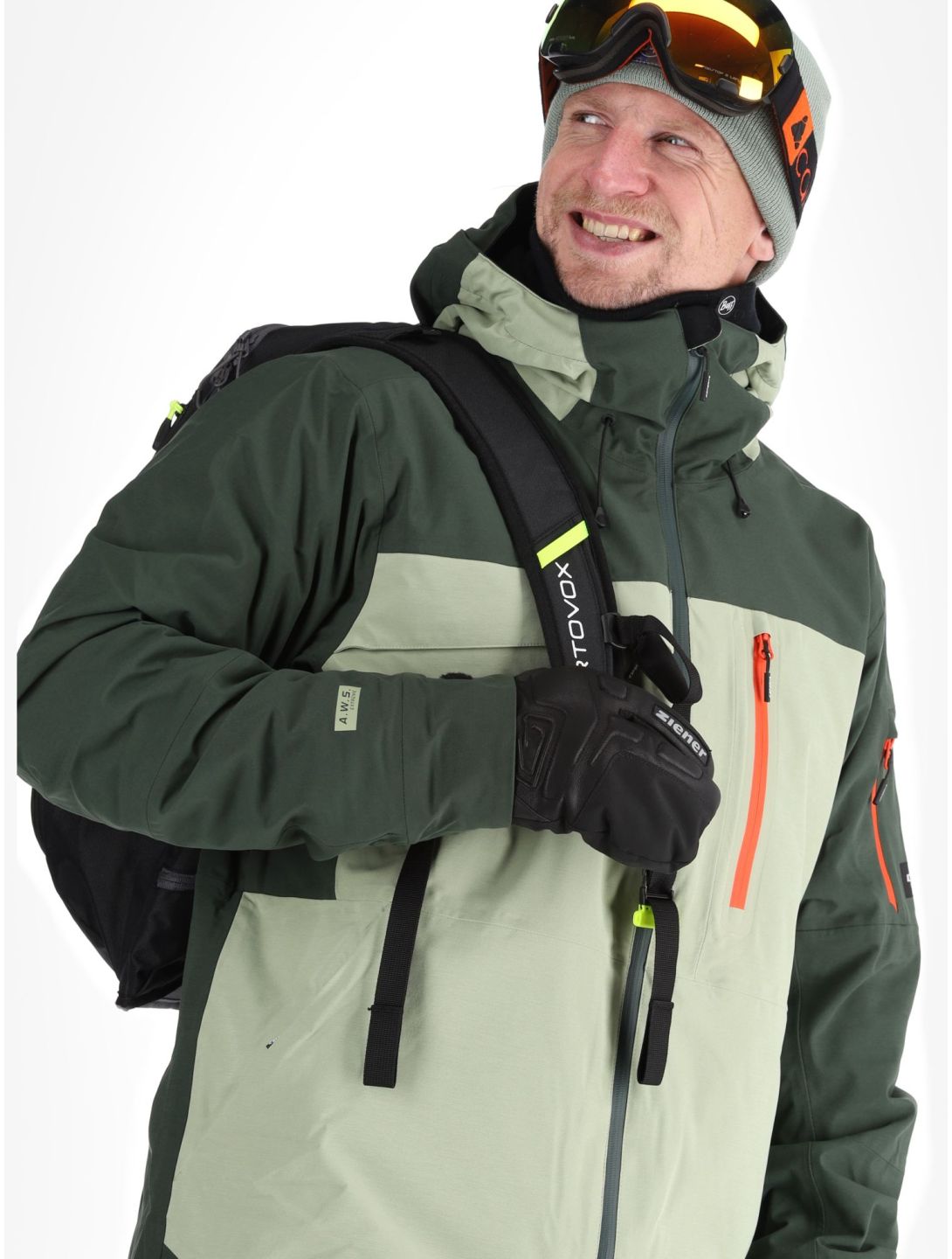 Icepeak, Cale veste de ski hommes Asparagus vert 