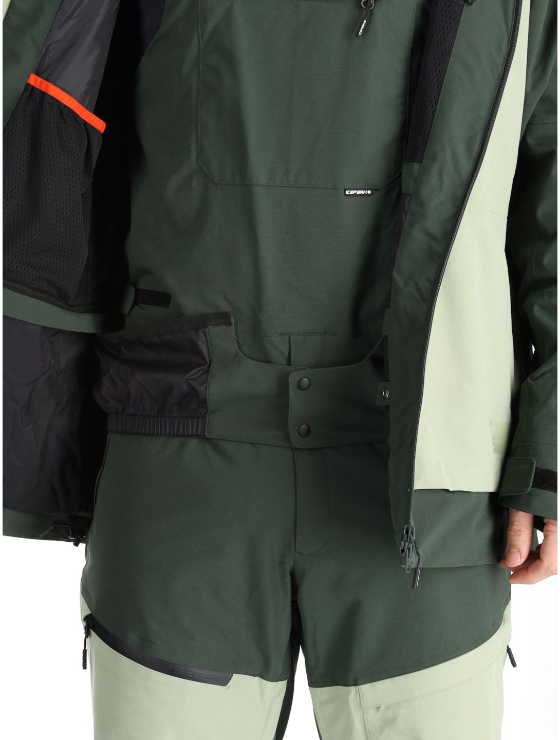 Icepeak, Cale veste de ski hommes Asparagus vert 