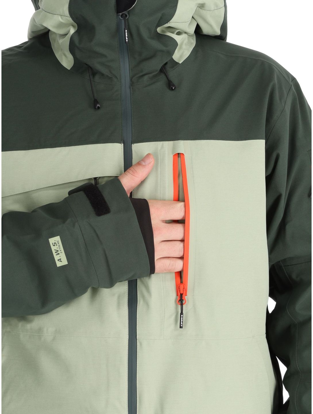 Icepeak, Cale veste de ski hommes Asparagus vert 