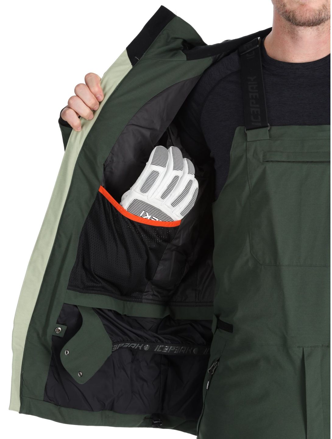 Icepeak, Cale veste de ski hommes Asparagus vert 