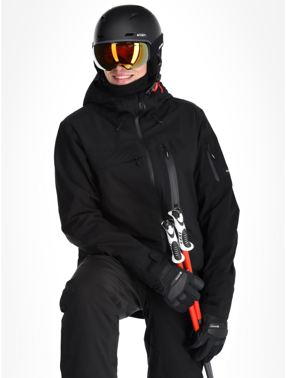 Icepeak, Cale veste de ski hommes Black noir 