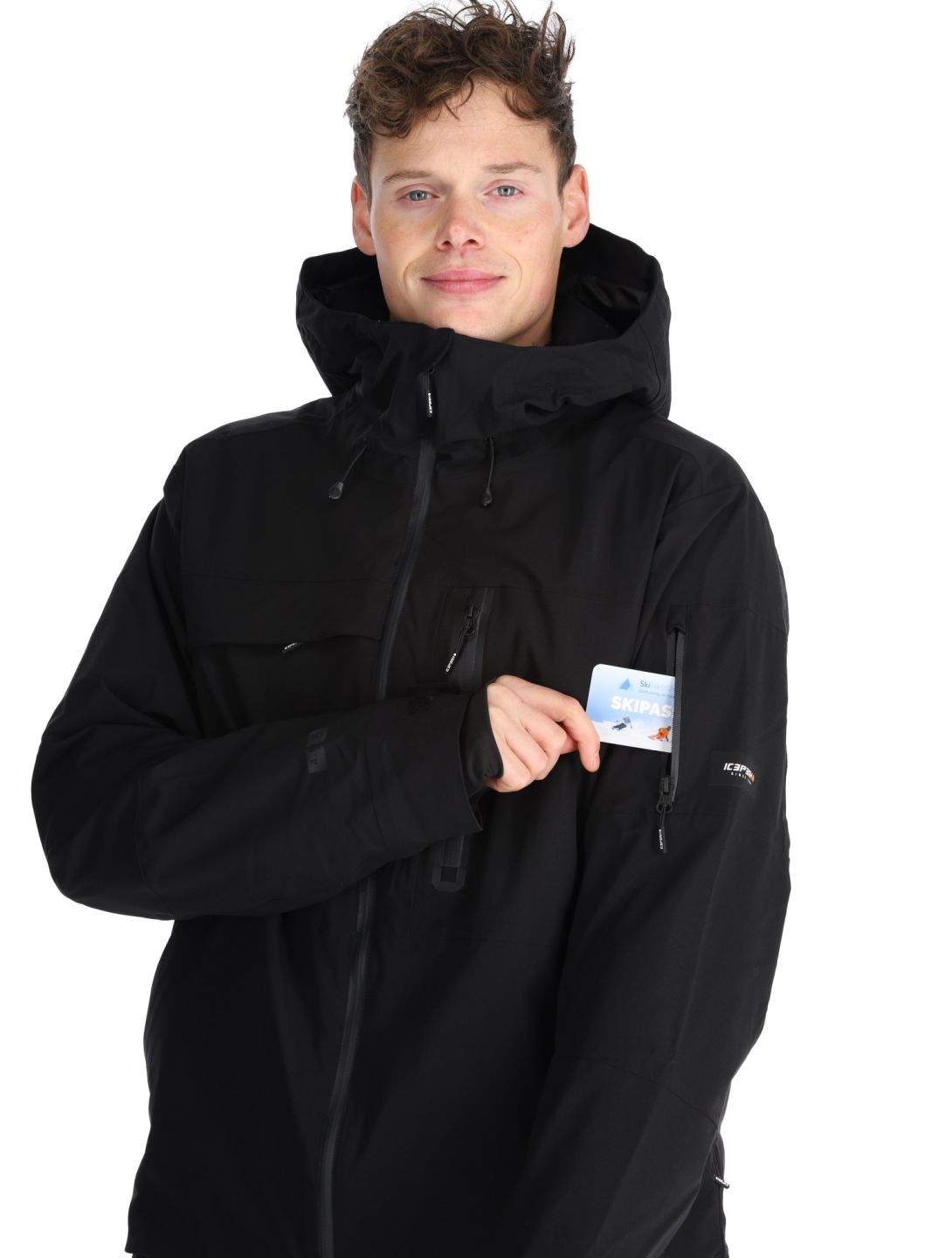 Icepeak, Cale veste de ski hommes Black noir 