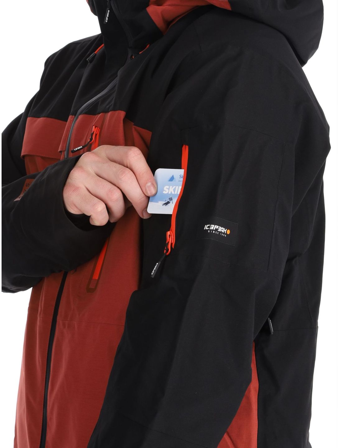 Icepeak, Cale veste de ski hommes Burned Orange orange 