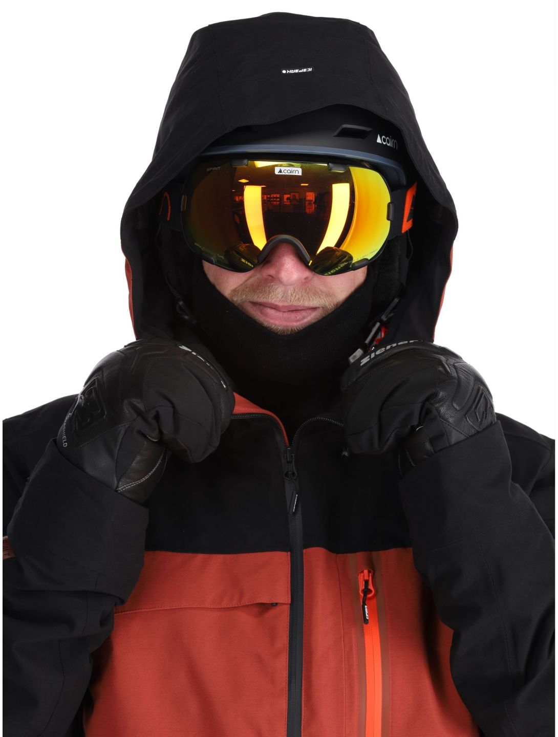 Icepeak, Cale veste de ski hommes Burned Orange orange 