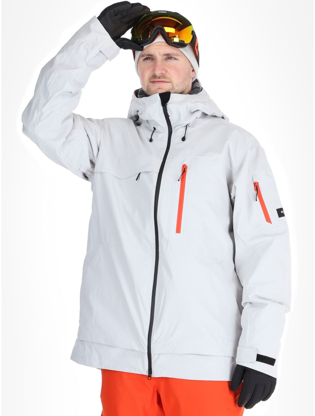 Icepeak, Cale veste de ski hommes Light Grey gris 