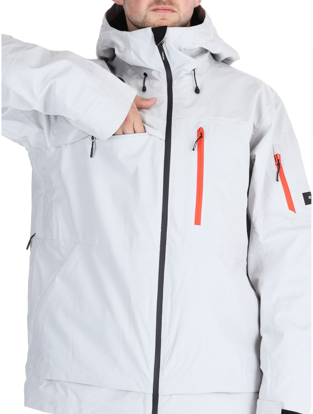 Icepeak, Cale veste de ski hommes Light Grey gris 