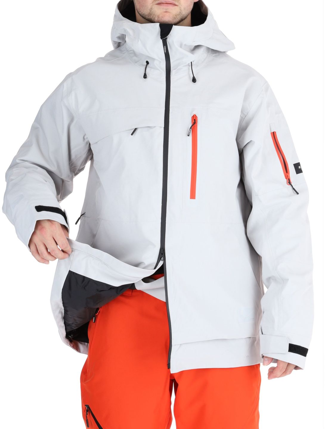 Icepeak, Cale veste de ski hommes Light Grey gris 