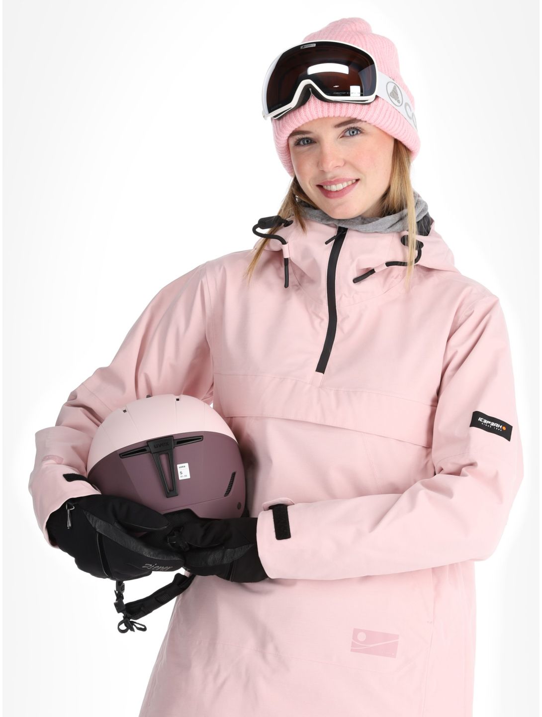 Icepeak, Calio anorak d'hiver femmes Baby Pink rose 