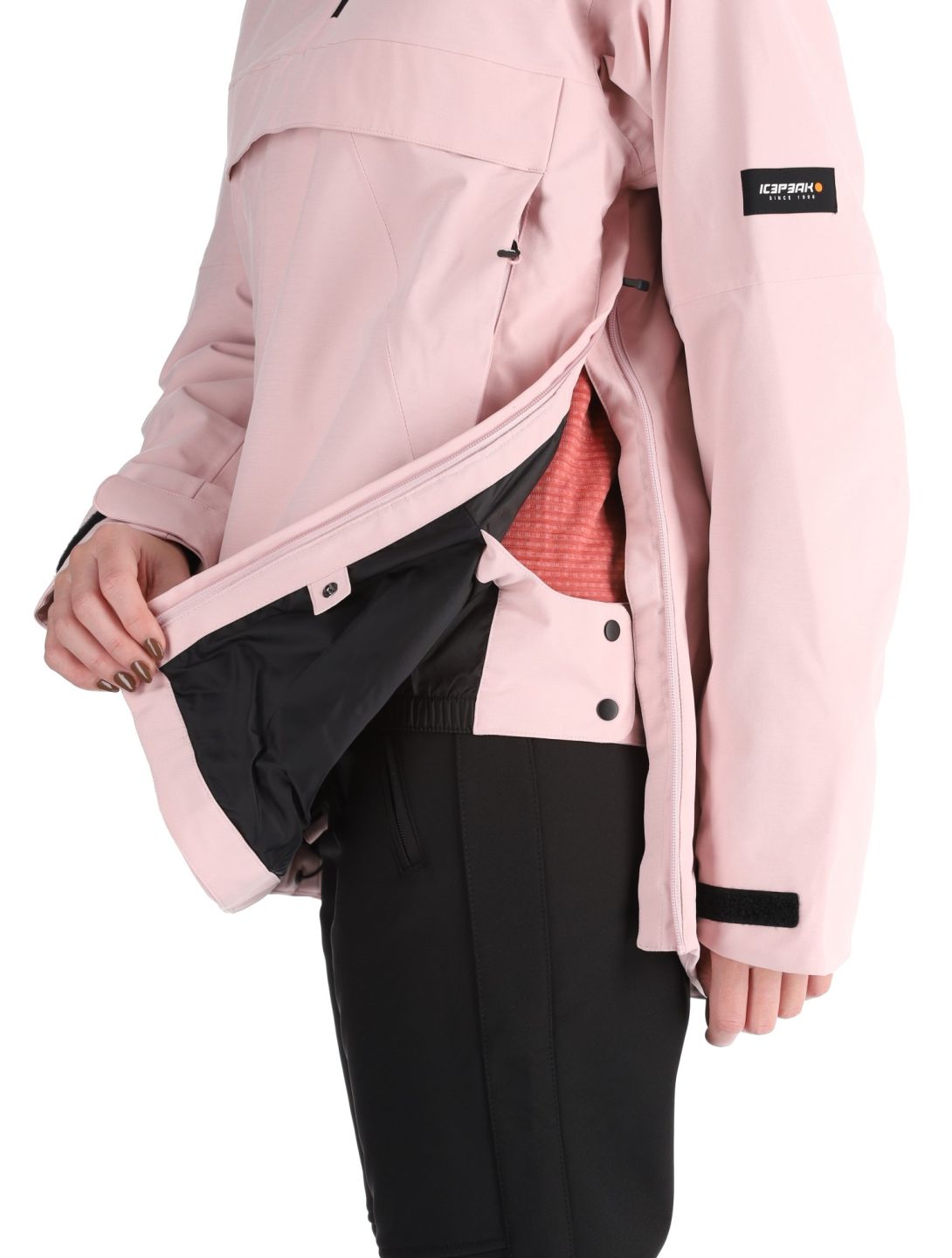 Icepeak, Calio anorak d'hiver femmes Baby Pink rose 