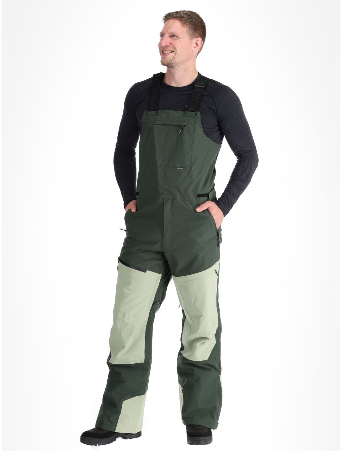 Icepeak, Cambo pantalon de ski hommes Dark Olive vert 