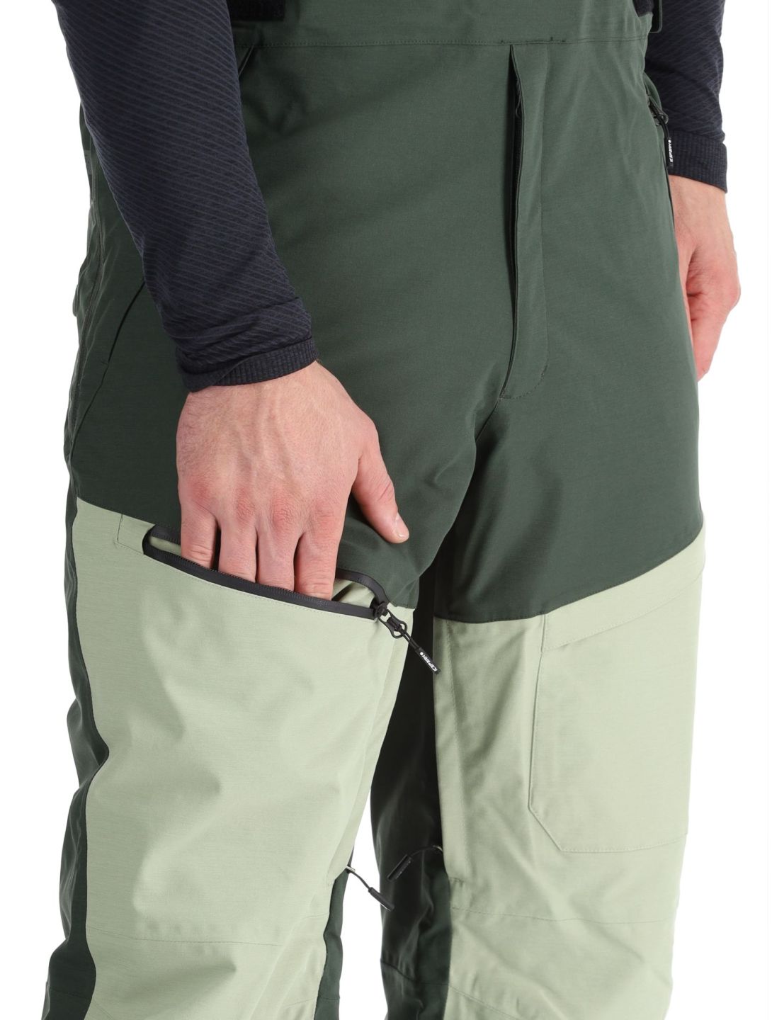 Icepeak, Cambo pantalon de ski hommes Dark Olive vert 