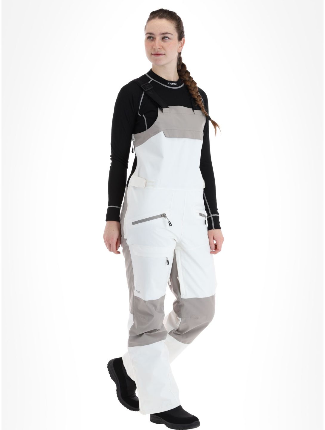 Icepeak, Cantrall pantalon de ski BIB femmes Powder blanc 