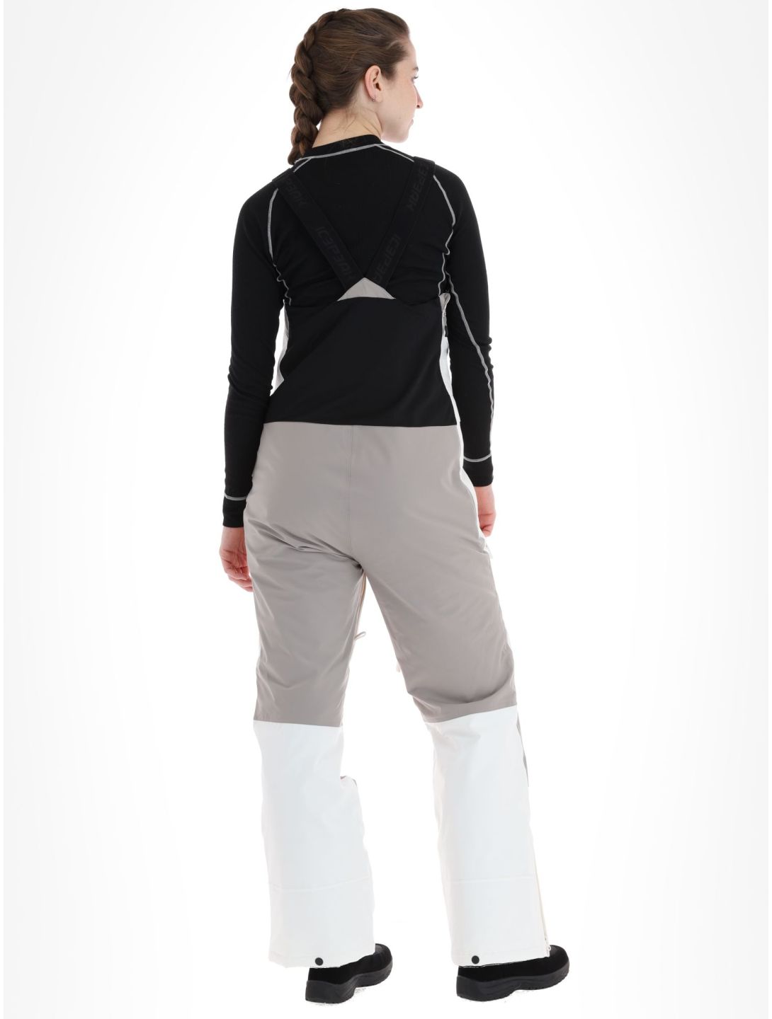 Icepeak, Cantrall pantalon de ski BIB femmes Powder blanc 