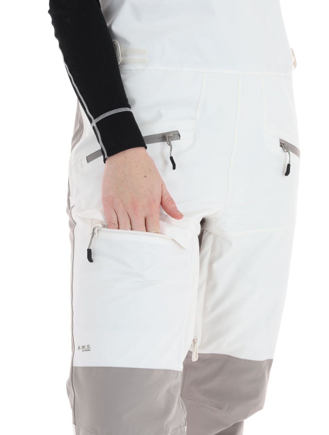 Icepeak, Cantrall pantalon de ski BIB femmes Powder blanc 