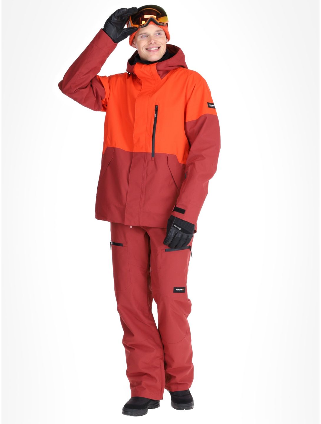 Icepeak, Casco veste de ski hommes Burned Orange orange 