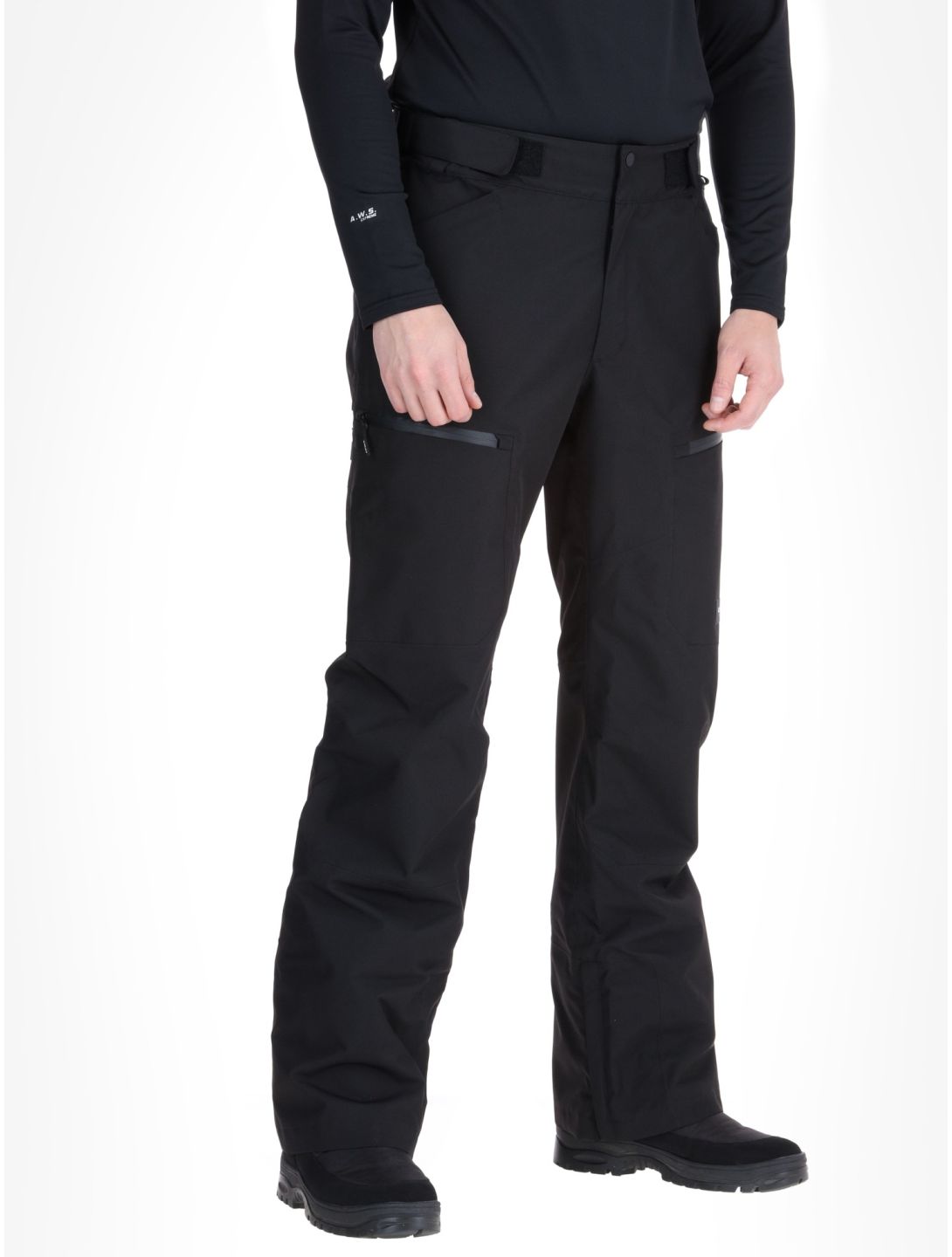 Icepeak, Caspian pantalon de ski à coque dure hommes Black noir 