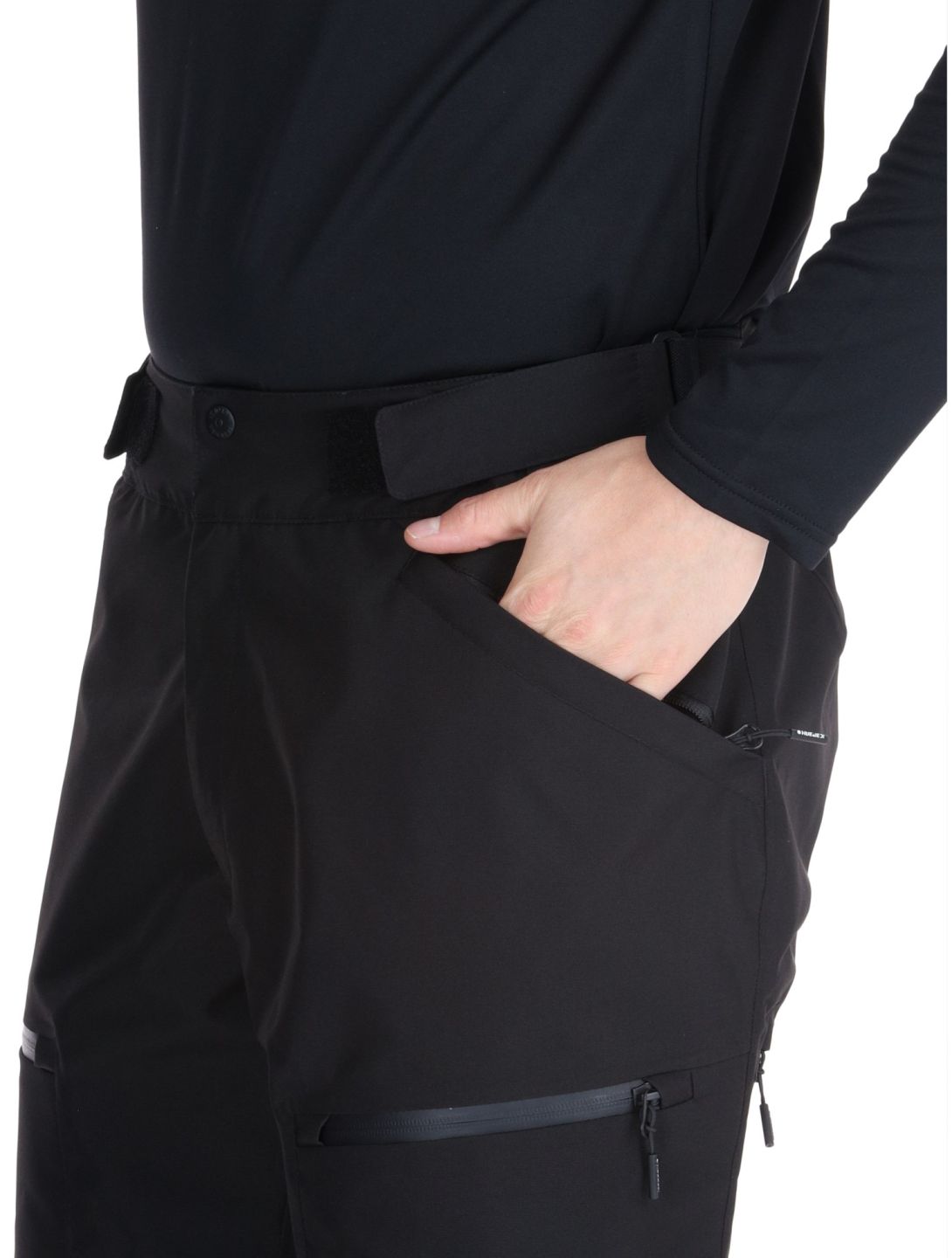 Icepeak, Caspian pantalon de ski à coque dure hommes Black noir 