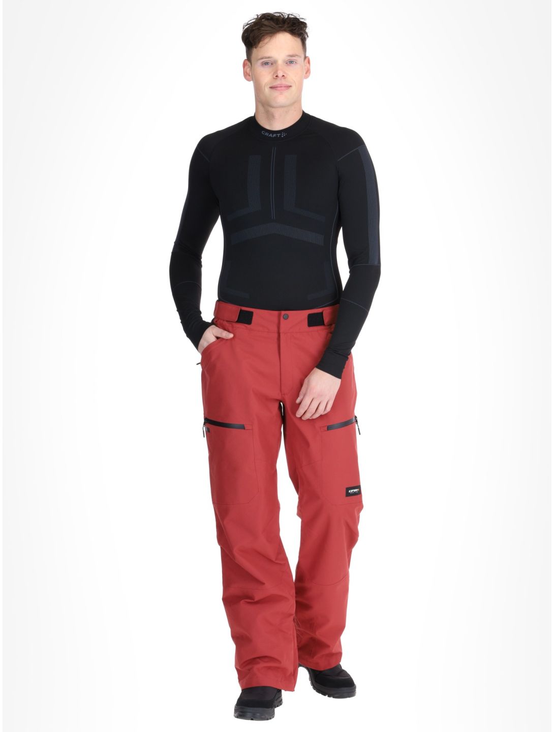 Icepeak, Caspian pantalon de ski à coque dure hommes Burned Orange orange 