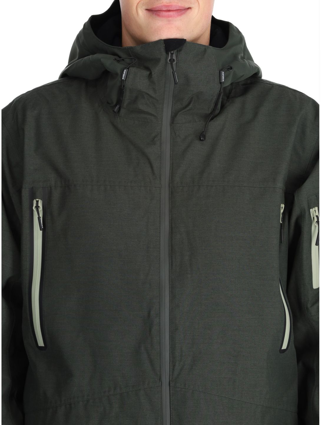 Icepeak, Castres veste de ski hommes Dark Olive vert 