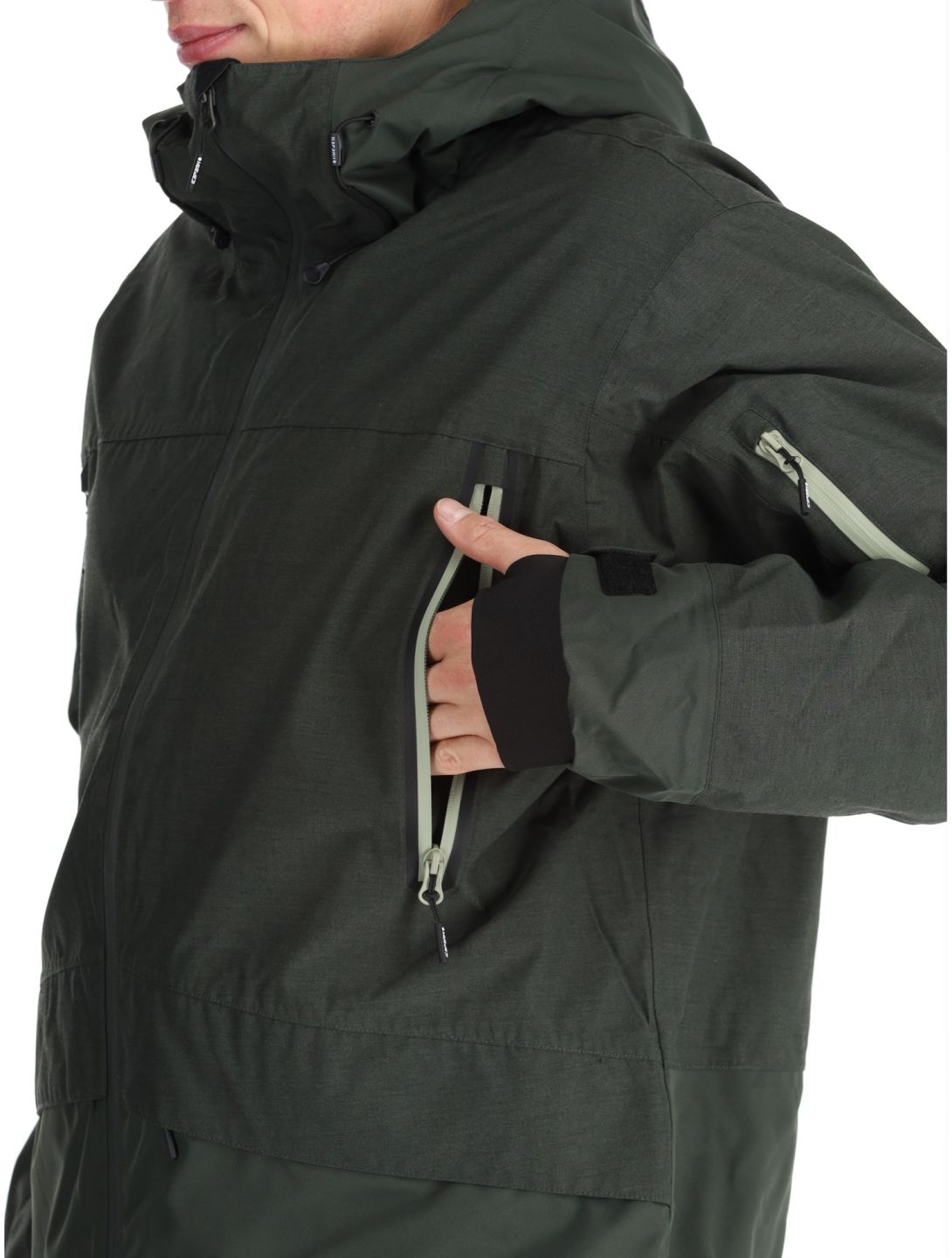 Icepeak, Castres veste de ski hommes Dark Olive vert 