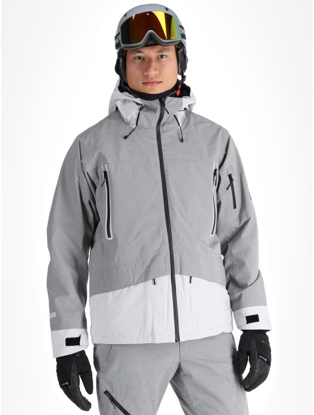 Icepeak, Castres veste de ski hommes Light Grey gris 