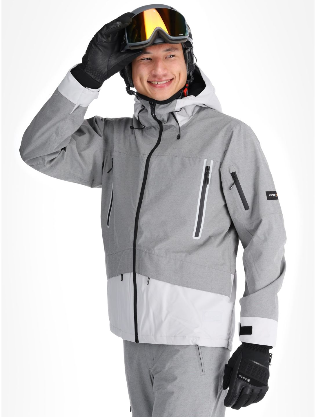 Icepeak, Castres veste de ski hommes Light Grey gris 