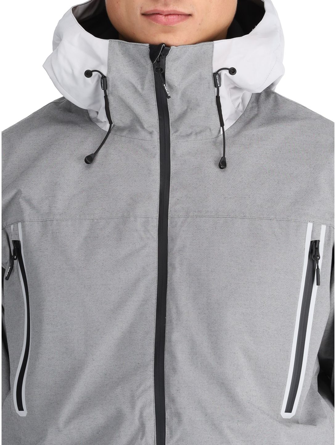 Icepeak, Castres veste de ski hommes Light Grey gris 