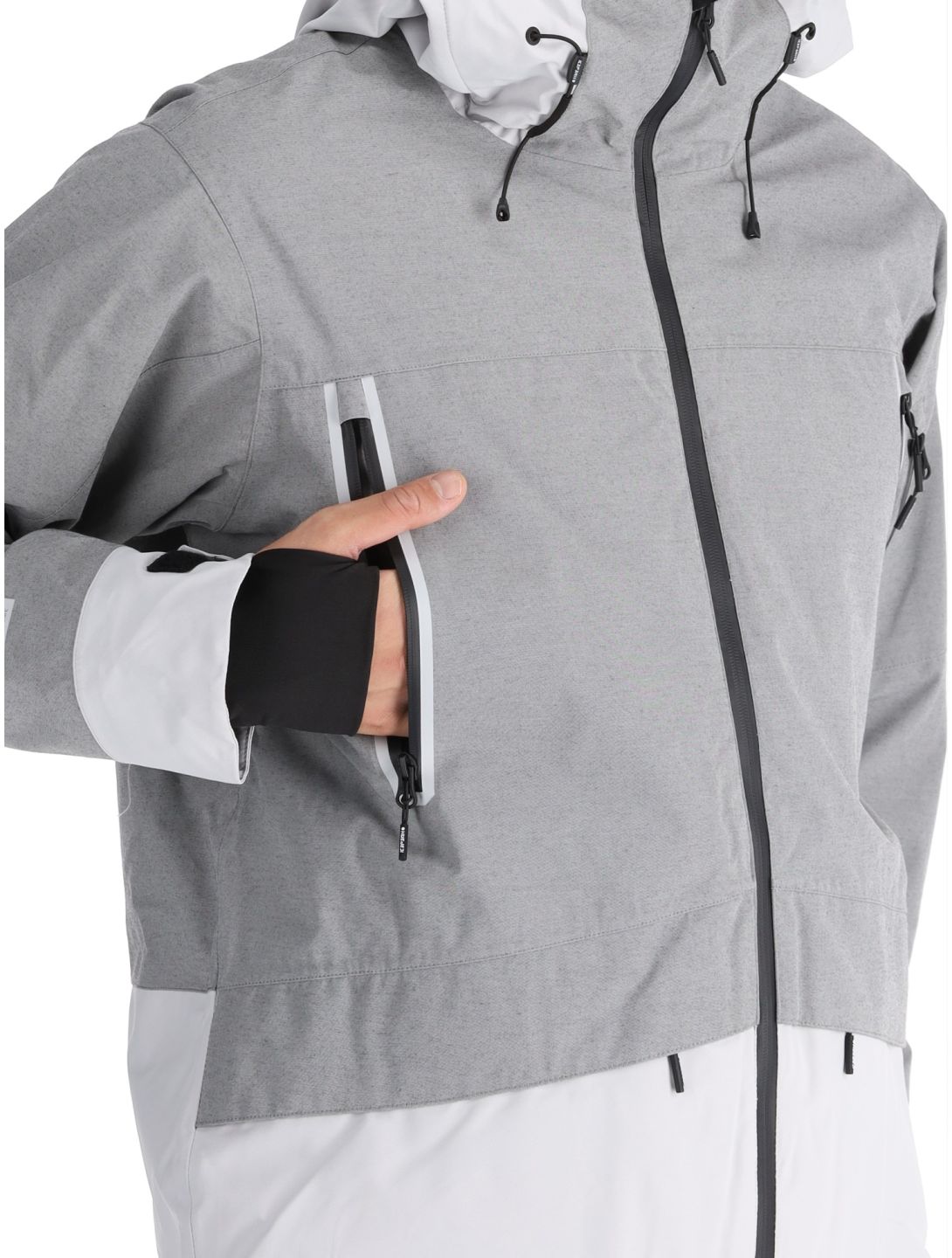 Icepeak, Castres veste de ski hommes Light Grey gris 