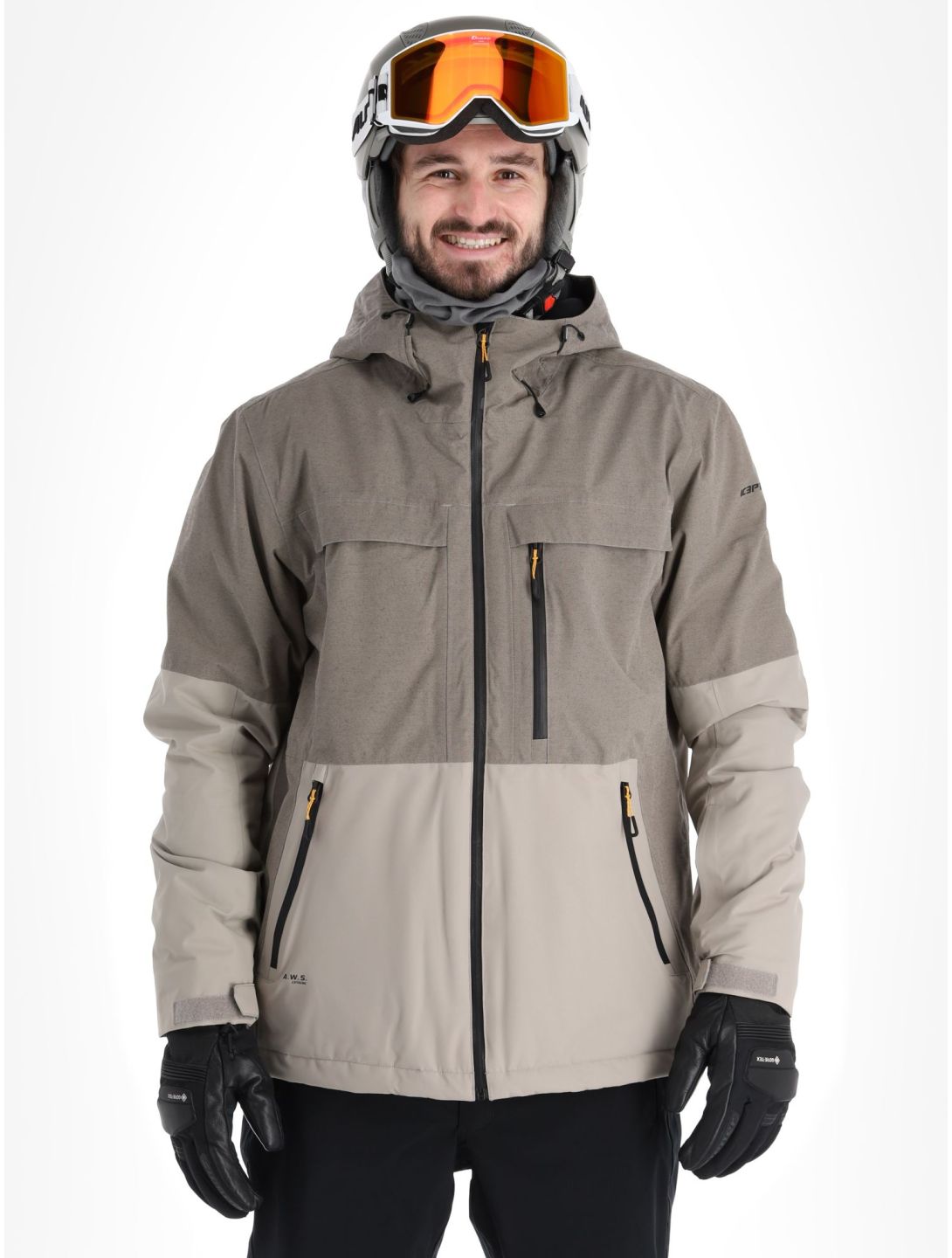 Icepeak, Castres veste de ski hommes Steel Grey gris 