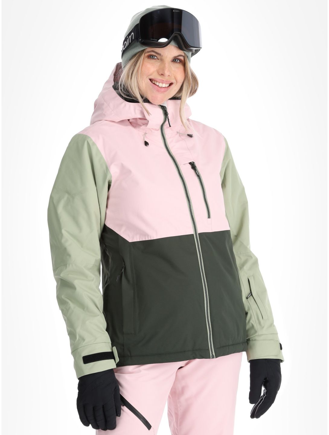 Icepeak, Cathay veste de ski femmes Asparagus vert 