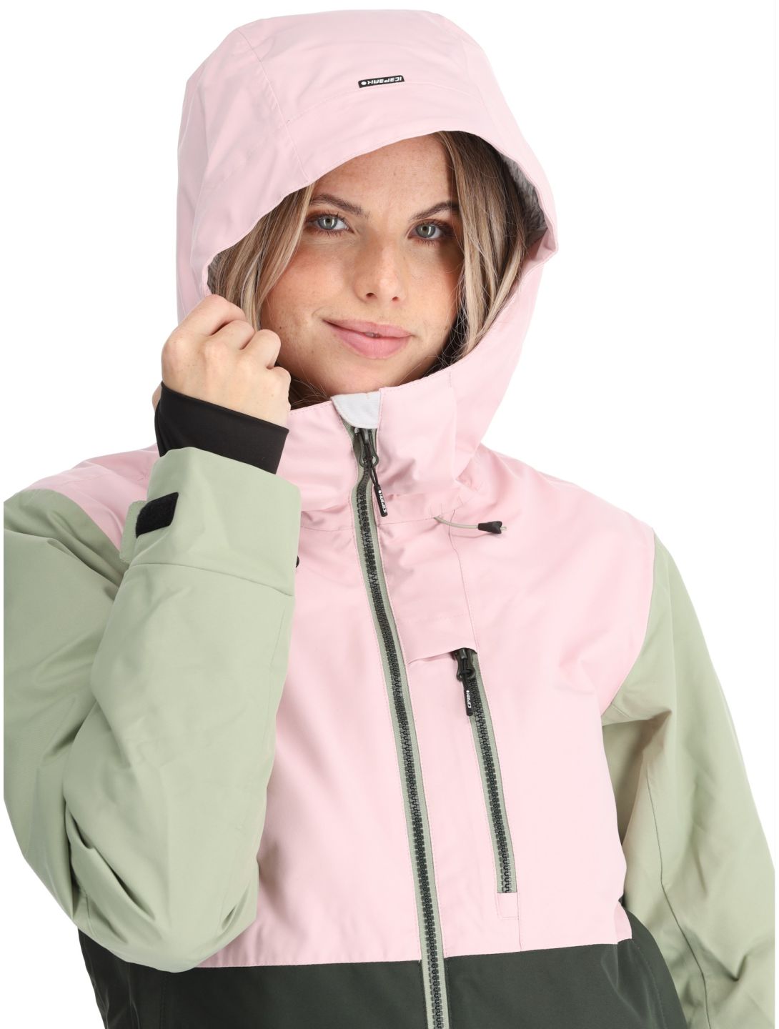 Icepeak, Cathay veste de ski femmes Asparagus vert 