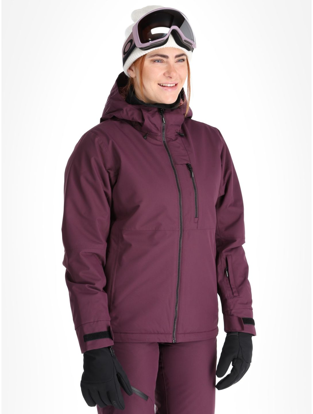 Icepeak, Cathay veste de ski femmes Plum violet 