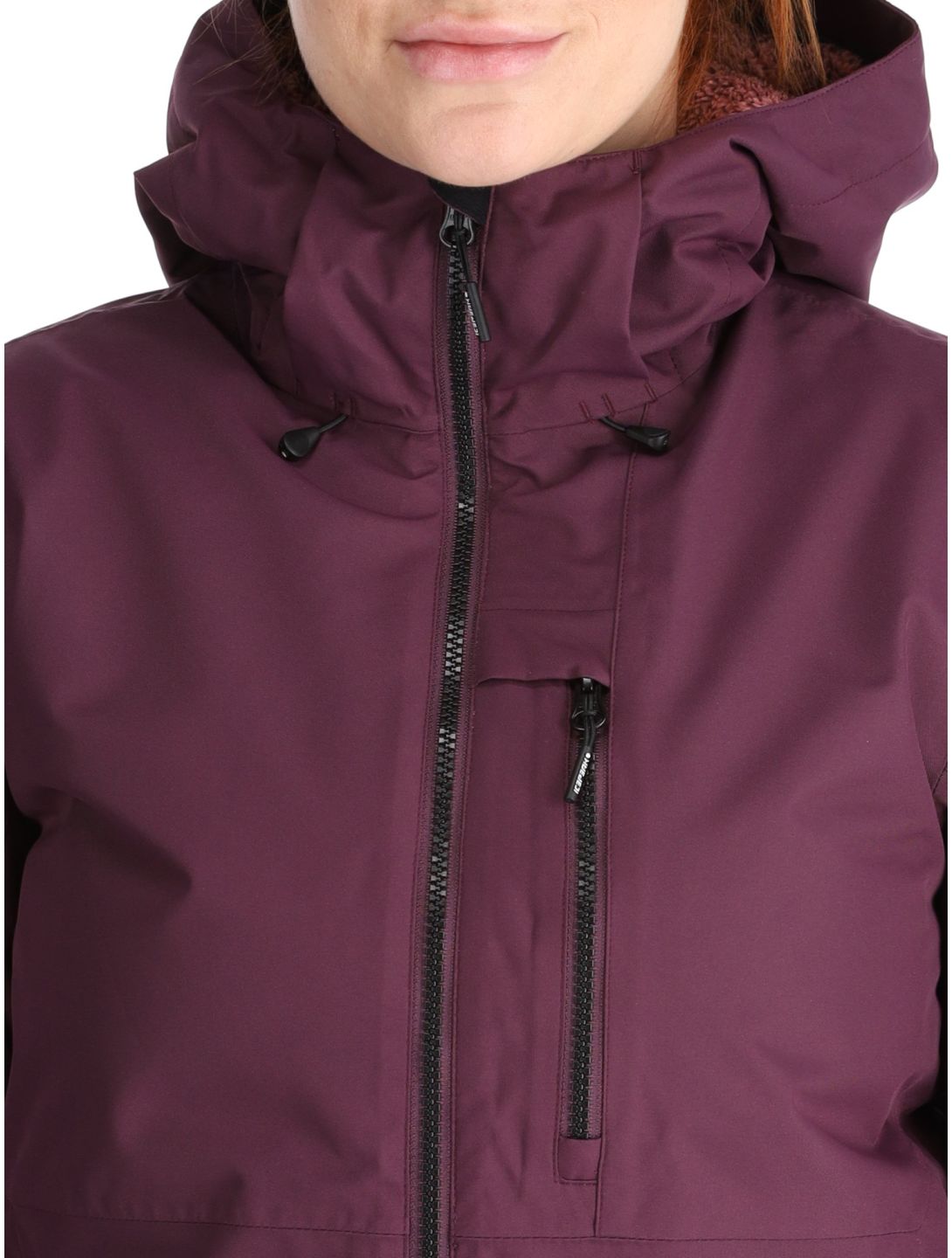 Icepeak, Cathay veste de ski femmes Plum violet 