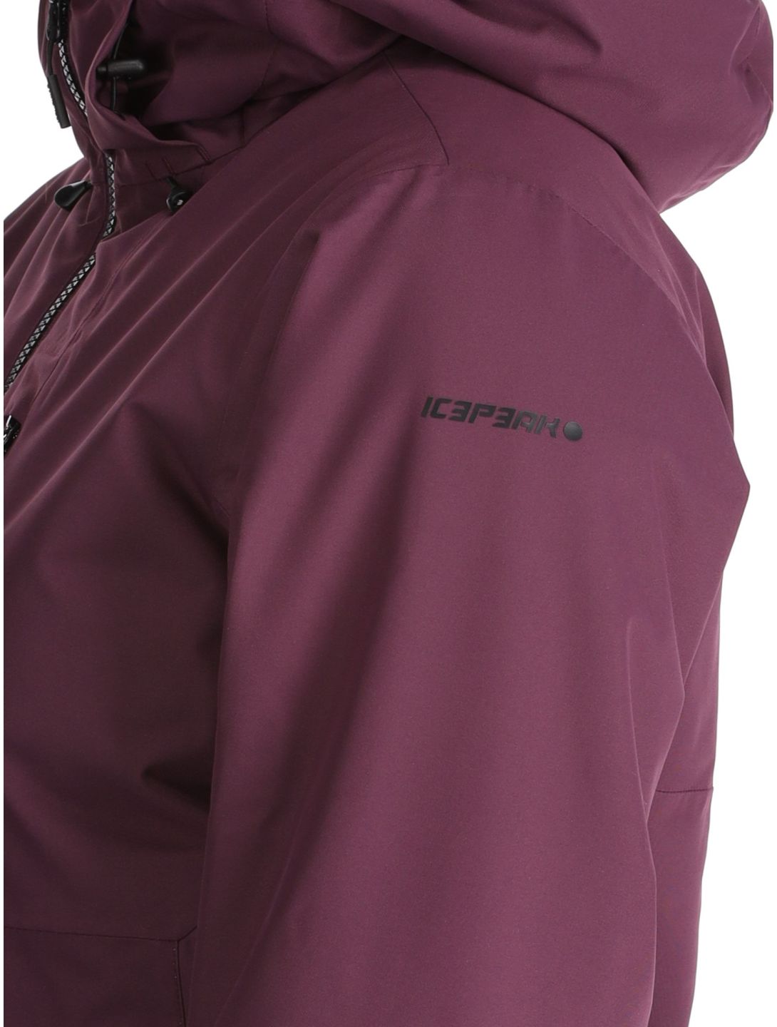 Icepeak, Cathay veste de ski femmes Plum violet 