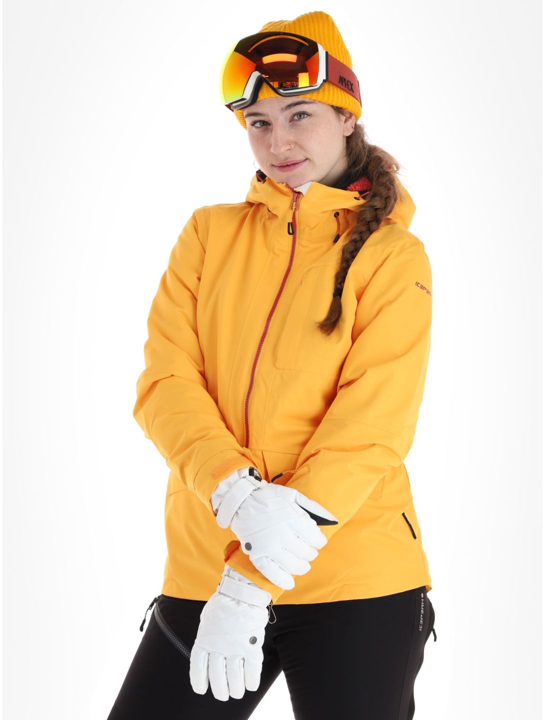 Icepeak, Cathay veste de ski femmes Yellow jaune 