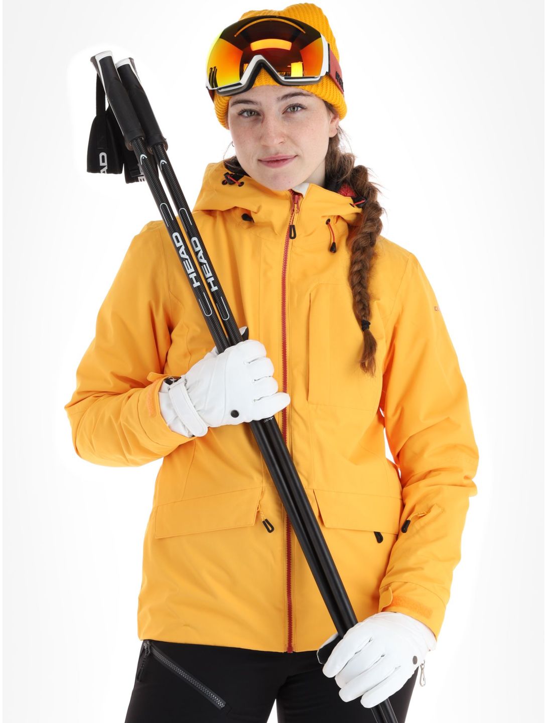 Icepeak, Cathay veste de ski femmes Yellow jaune 