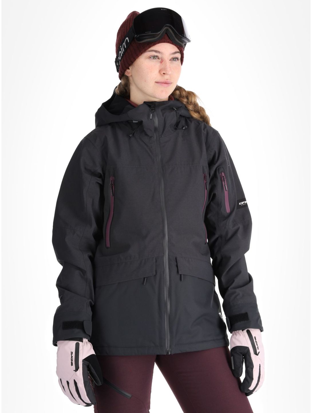 Icepeak, Cavour veste de ski femmes Anthracite gris 