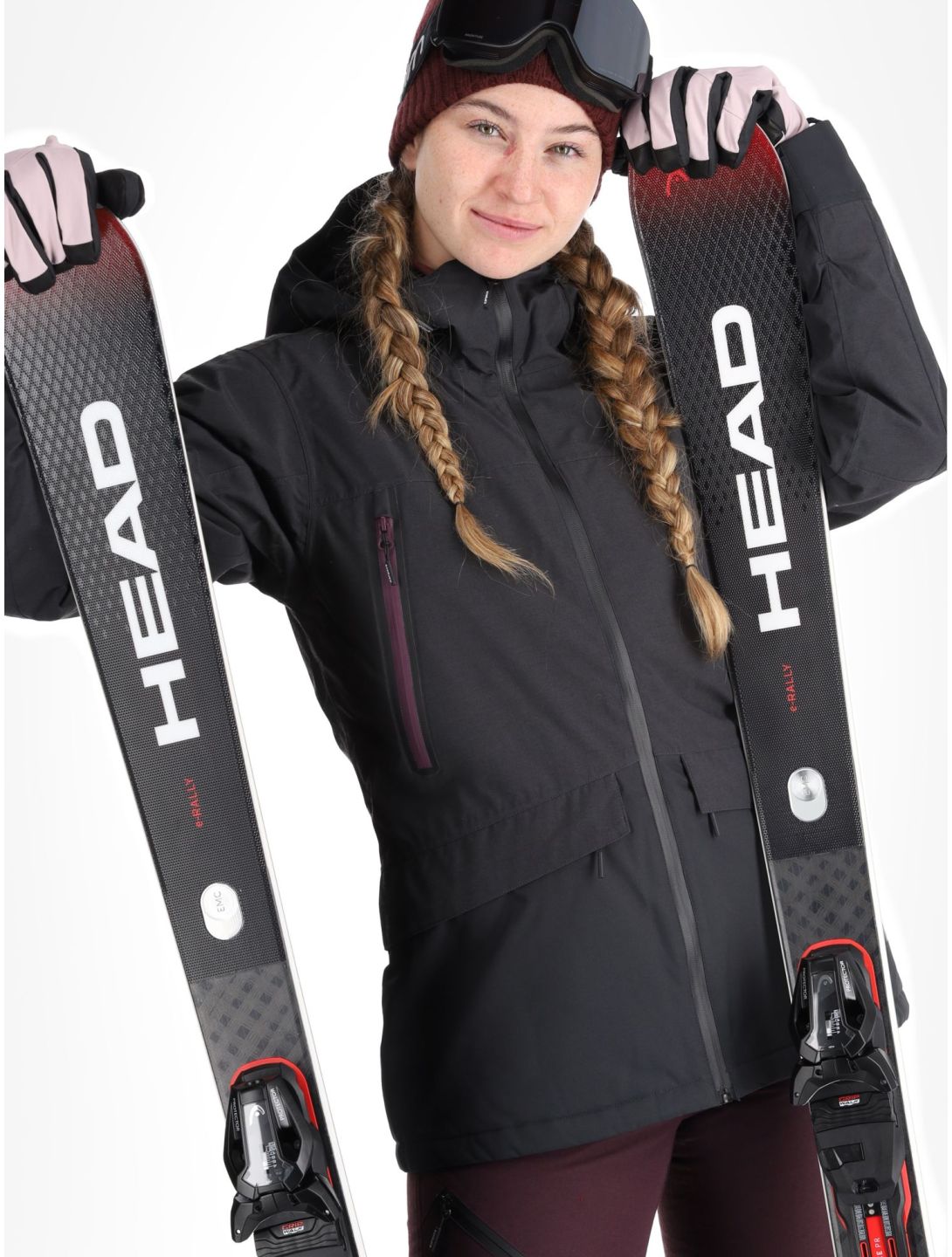 Icepeak, Cavour veste de ski femmes Anthracite gris 