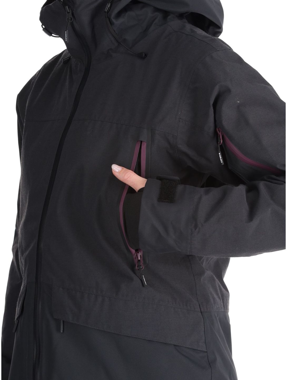 Icepeak, Cavour veste de ski femmes Anthracite gris 