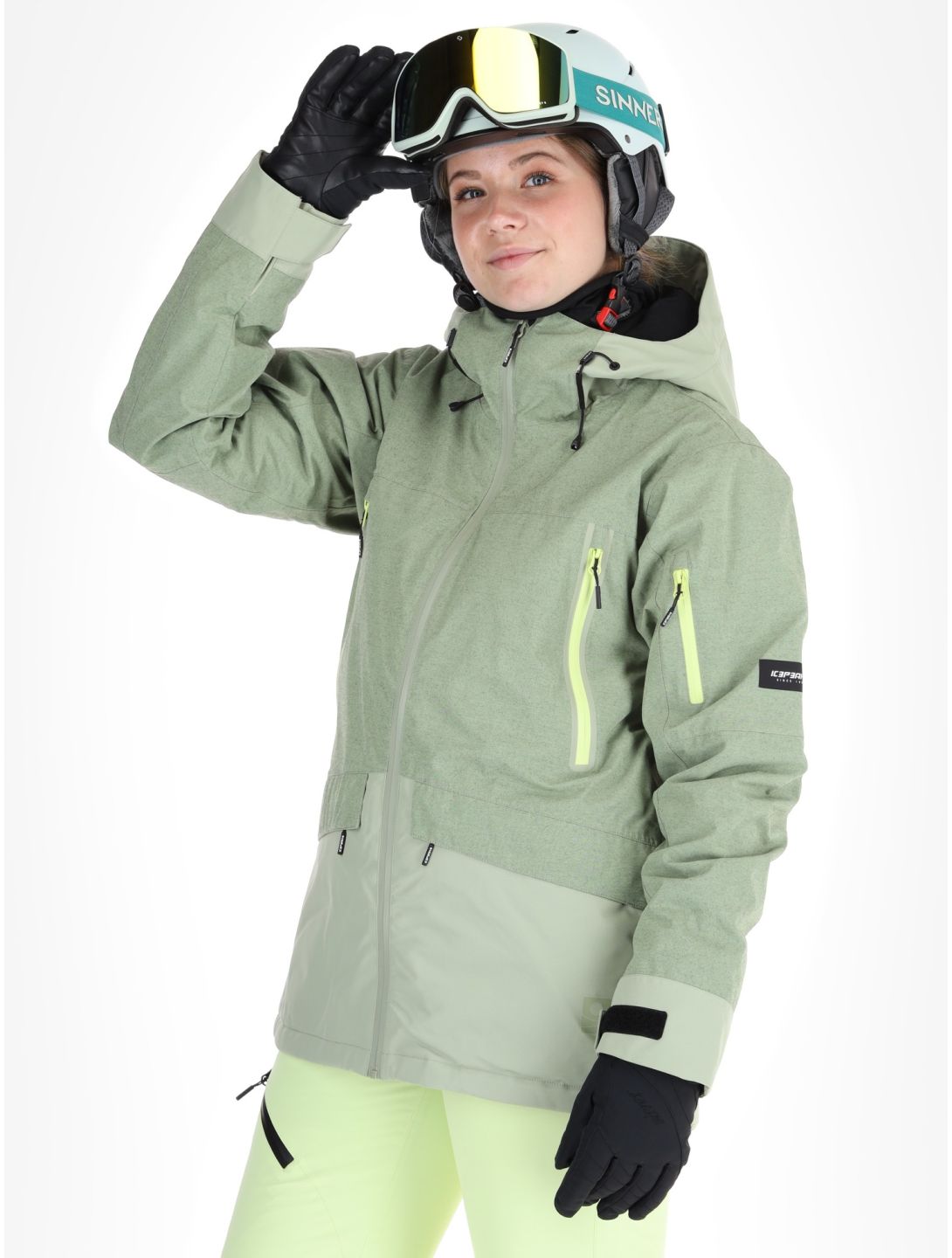 Icepeak, Cavour veste de ski femmes Asparagus vert 