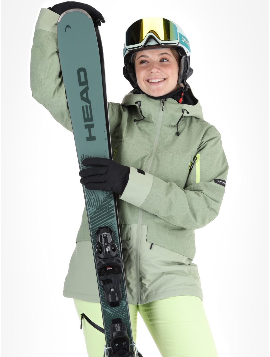 Icepeak, Cavour veste de ski femmes Asparagus vert 