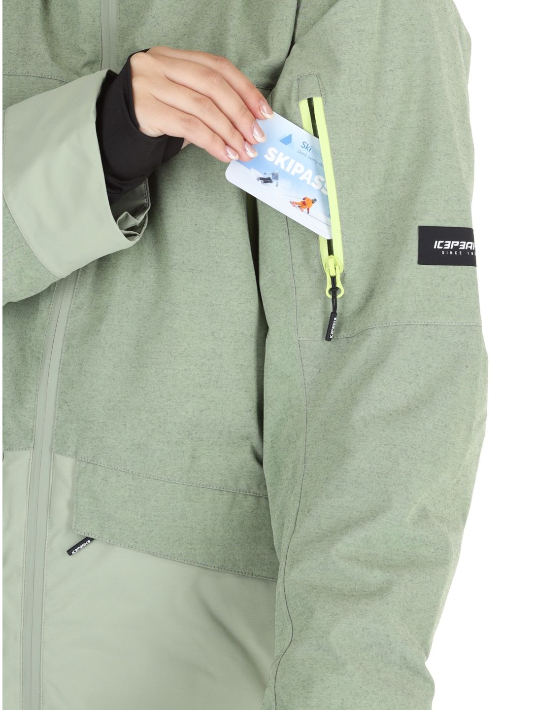 Icepeak, Cavour veste de ski femmes Asparagus vert 