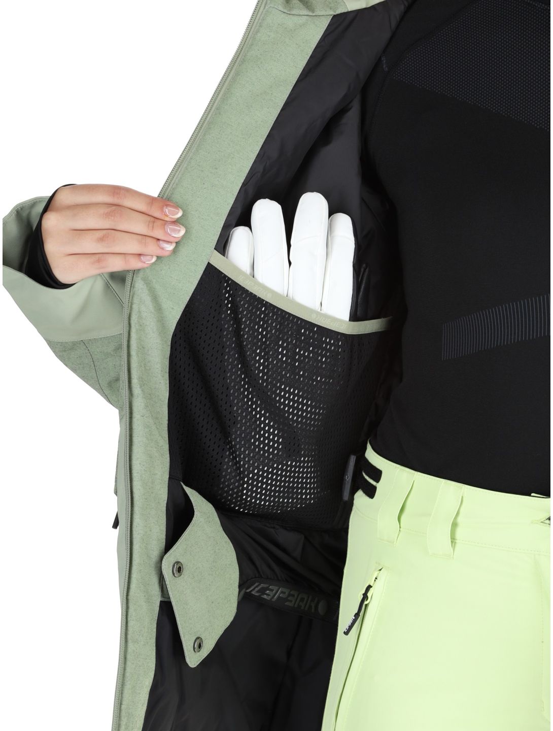 Icepeak, Cavour veste de ski femmes Asparagus vert 