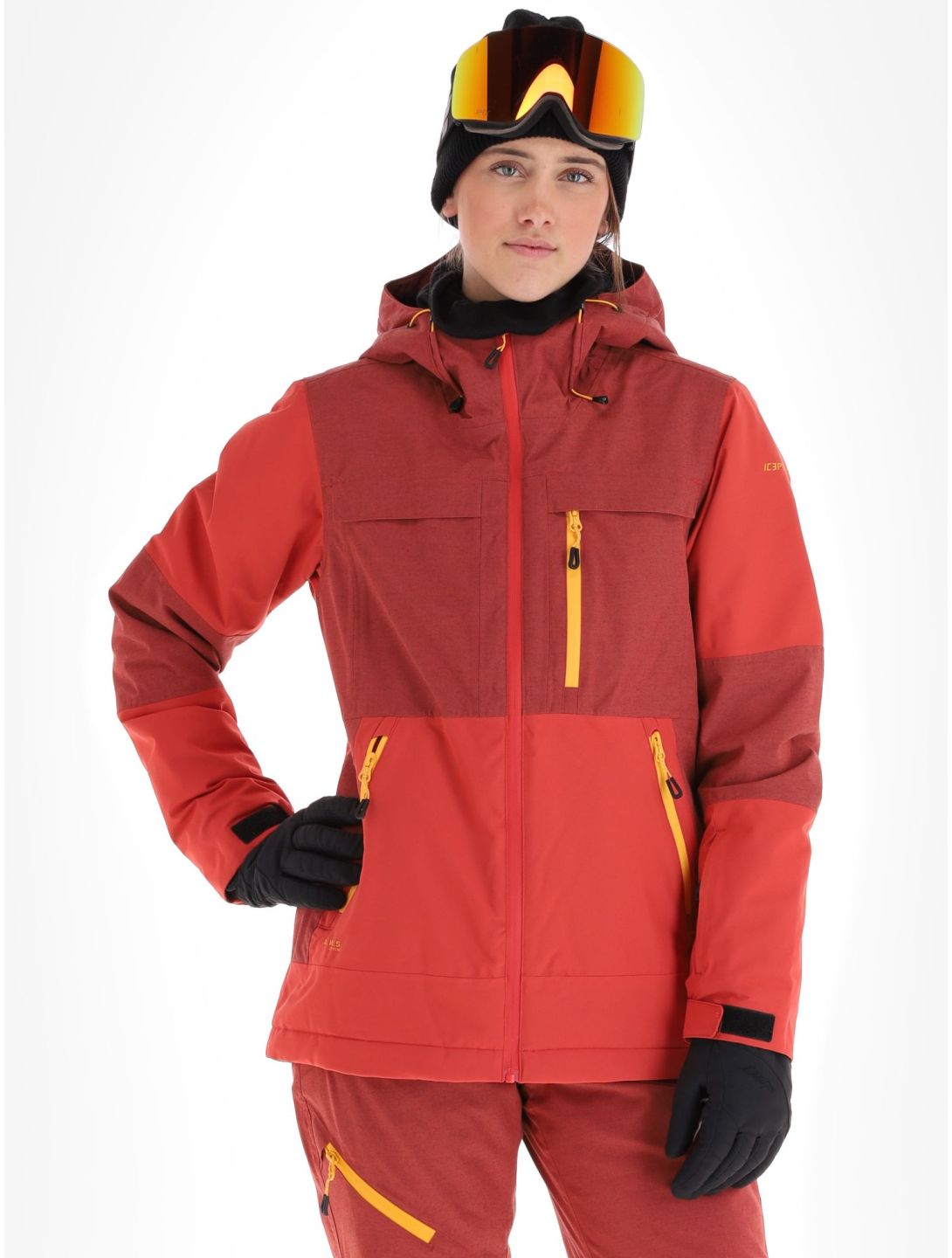 Icepeak, Cavour veste de ski femmes Cranberry rouge 