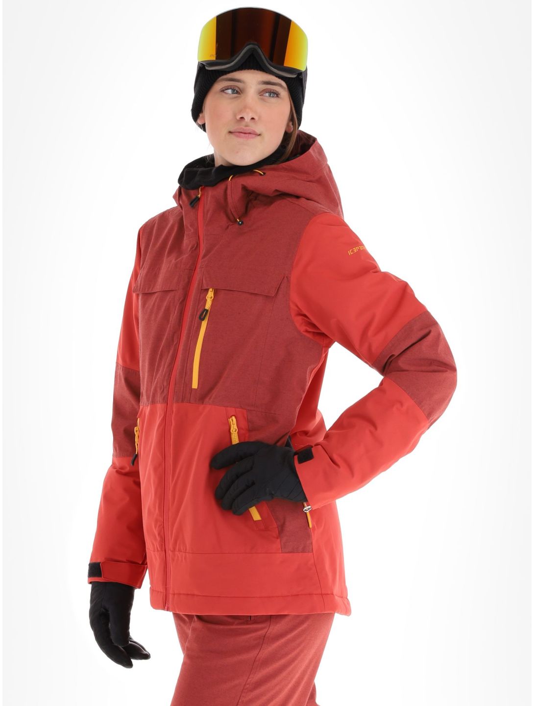 Icepeak, Cavour veste de ski femmes Cranberry rouge 