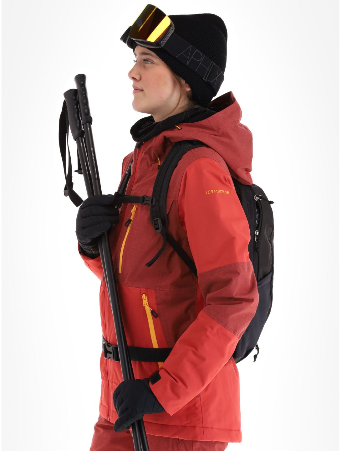 Icepeak, Cavour veste de ski femmes Cranberry rouge 