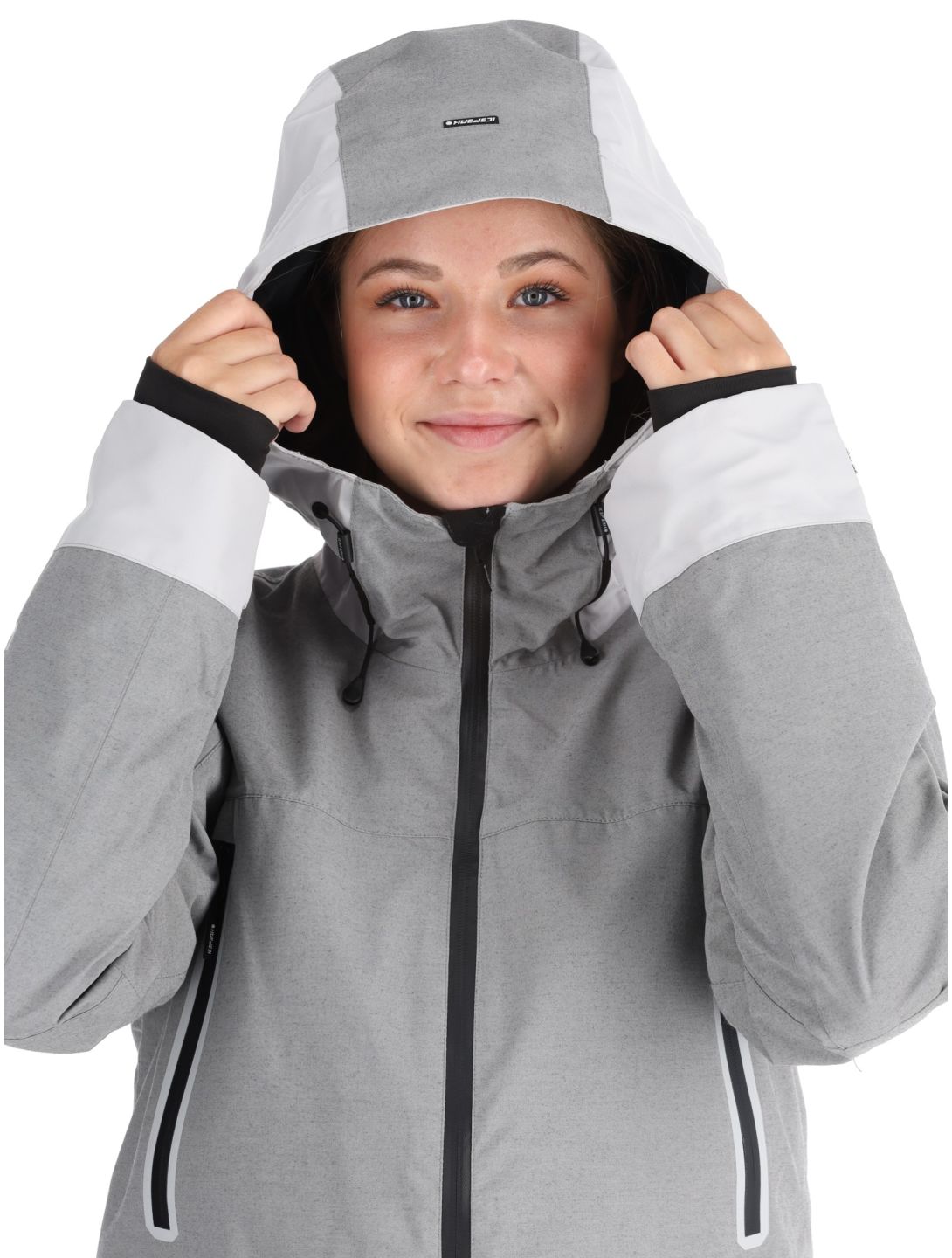 Icepeak, Cavour veste de ski femmes Light Grey gris 