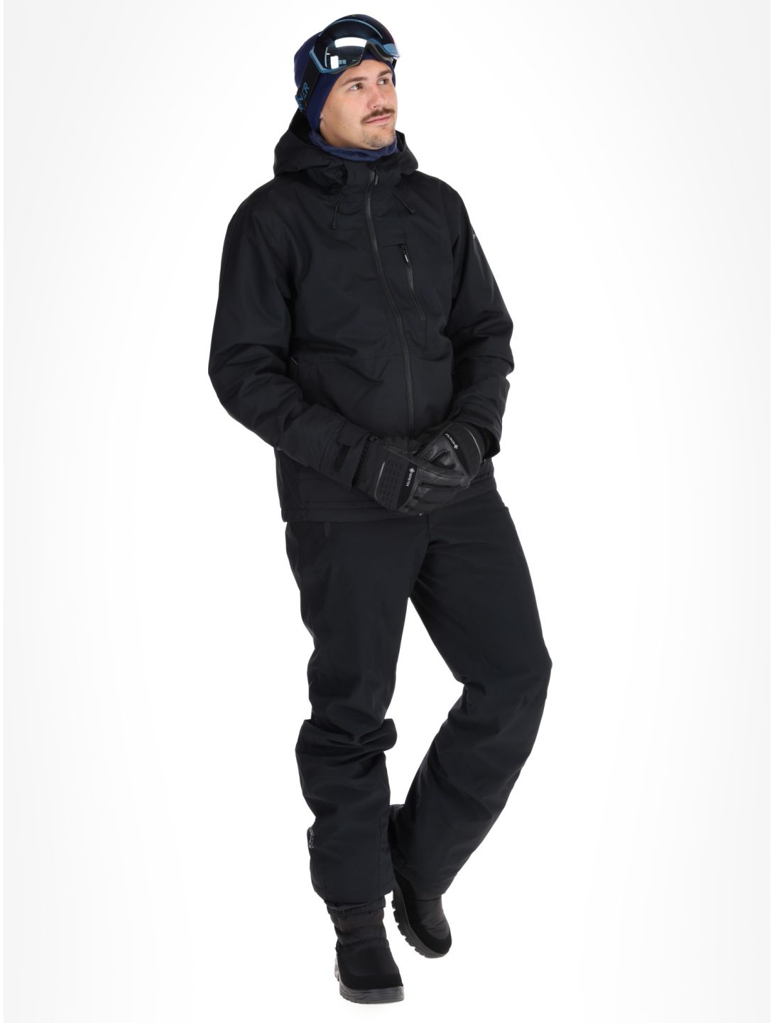 Icepeak, Chester veste de ski hommes Black noir 