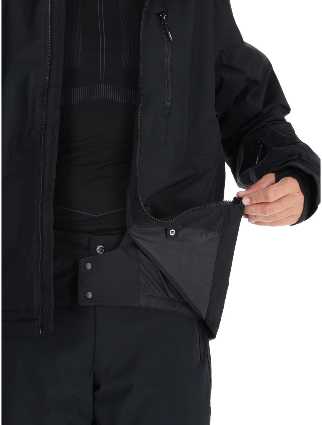 Icepeak, Chester veste de ski hommes Black noir 